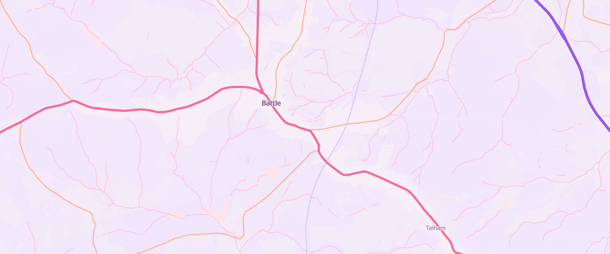 Map showing the location of Stiles Garage Battle Ltd