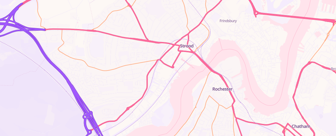 Map showing N/A, Rochester