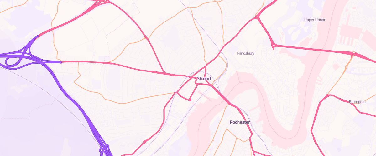 Map showing the location of Pgg Strood 2