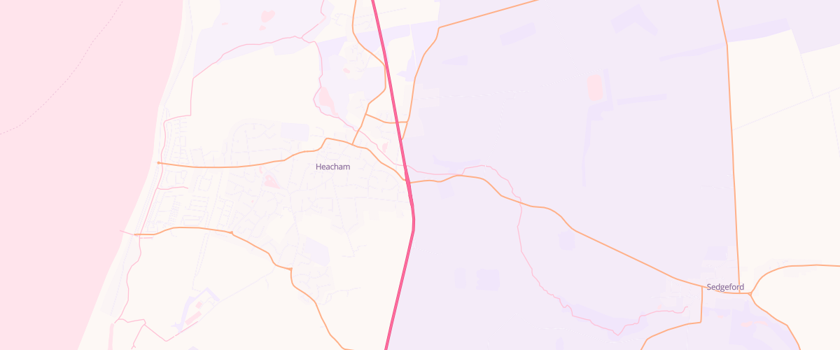 Map showing the location of Lavender Hill Services