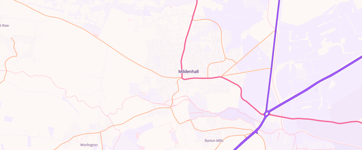 Map showing the location of North Terrace Service Station