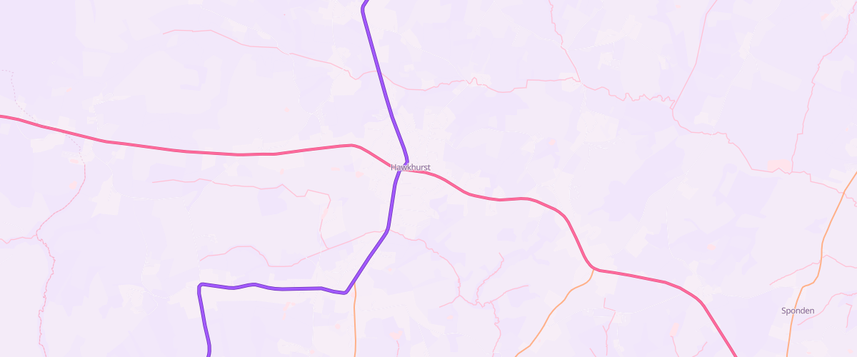 Map showing the location of Mfg Highgate