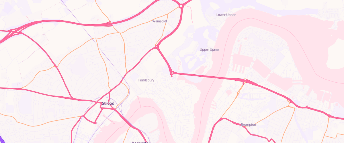 Map showing the location of Shell Medway City Estate