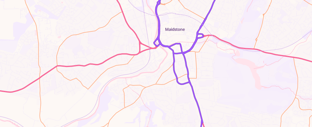 Map showing Laguna Motorcycles Limited, Maidstone