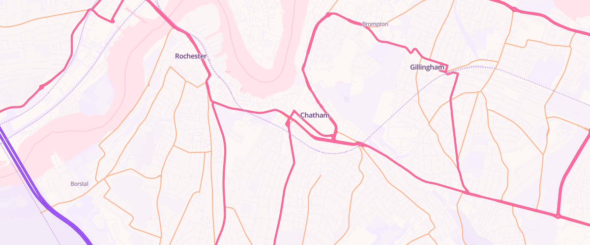 Map showing the location of Mfg Gibraltar
