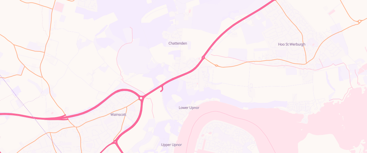 Map showing the location of 4 Elms North