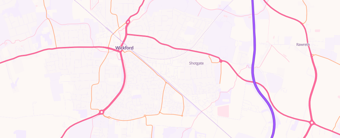 Map showing M S Autocare Ltd, Wickford