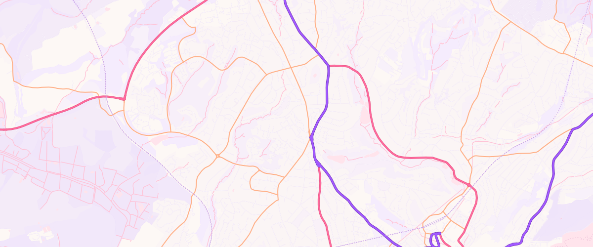 Map showing the location of Asda St Leonards On
