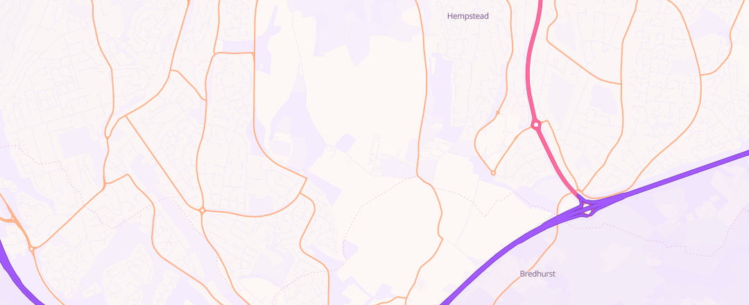 Map showing G Force Motorcycles, Gillingham