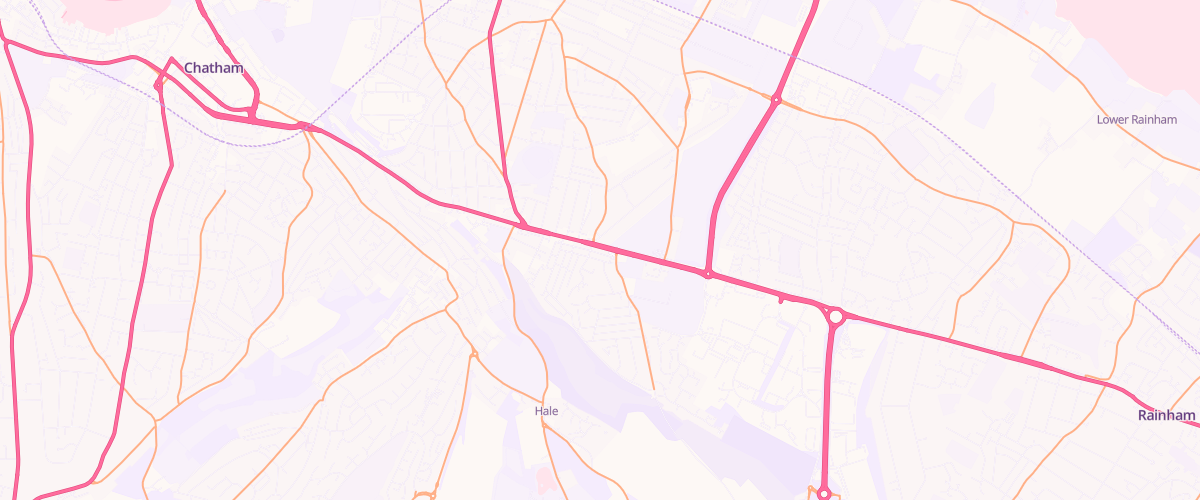 Map showing the location of Rontec Darland
