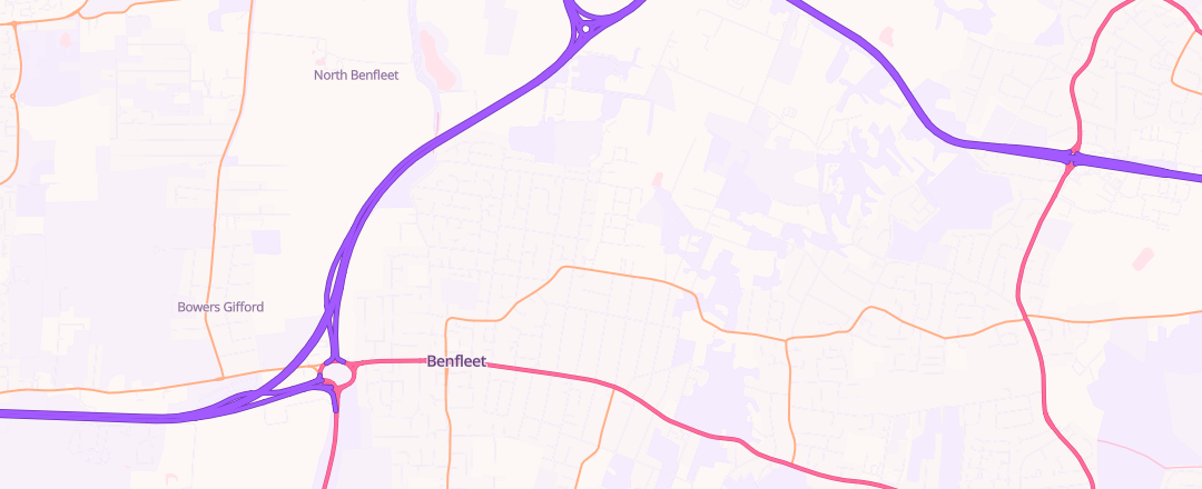 Map showing Western Propshafts, Benfleet