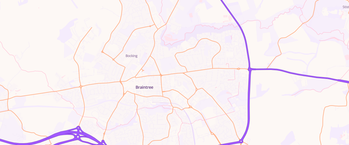 Map showing the location of C. J. Eley Co