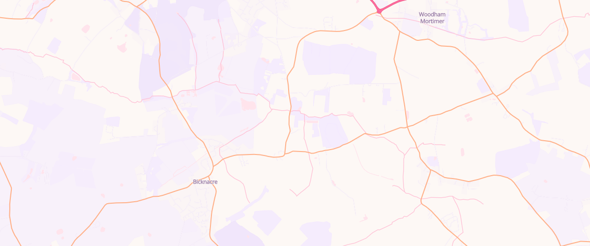 Map showing the location of Hyde Lane Service Station