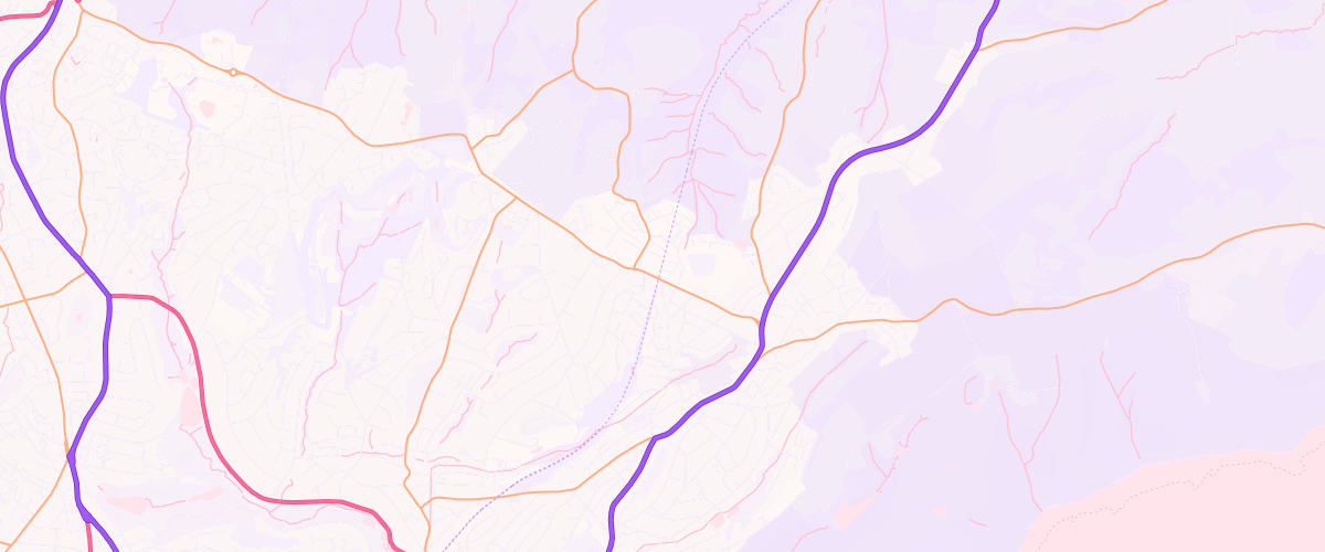 Map showing the location of Mfg Ridge