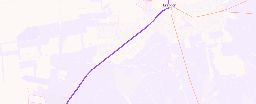 Map showing C & D Motors And Servicing Limited, Brandon
