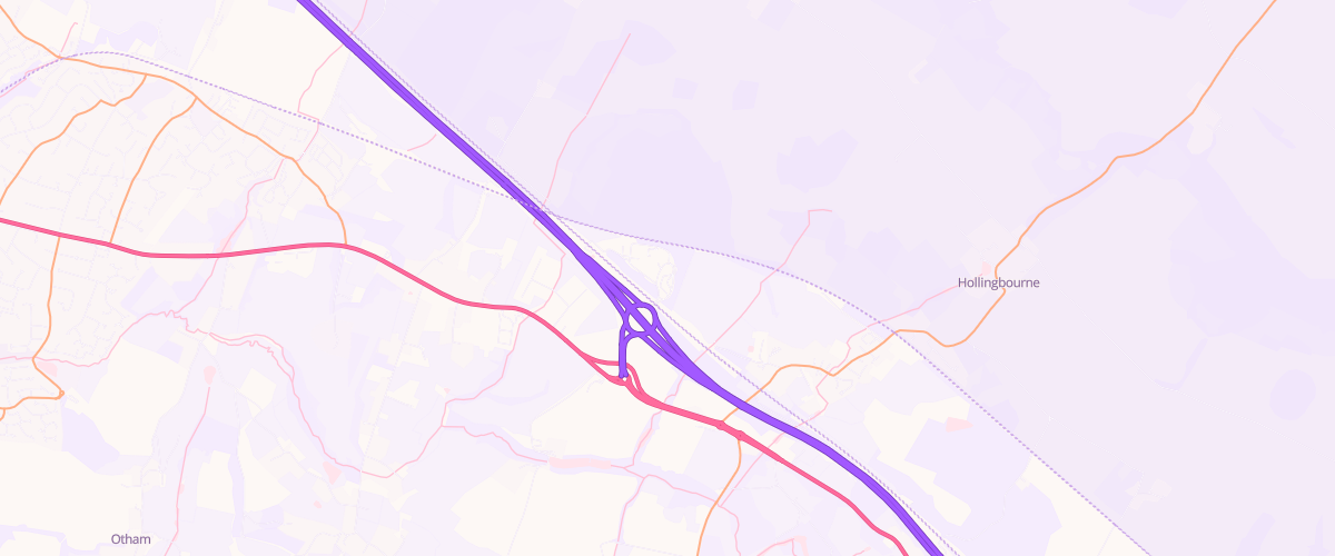 Map showing the location of Mfg Maidstone (msa)