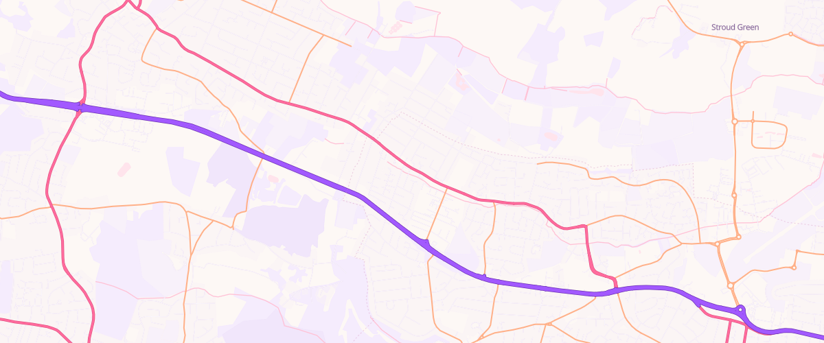 Map showing the location of Belgrave Service Station