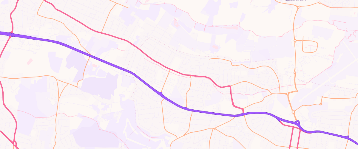 Map showing the location of Eastwood Esso Express