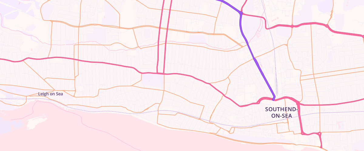 Map showing the location of London Road Sf Connect