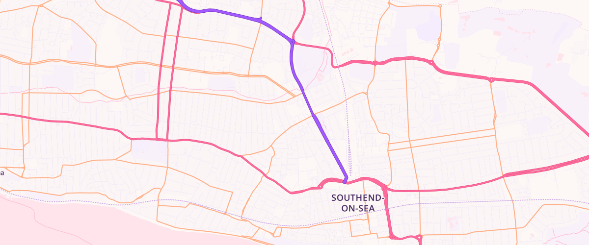 Map showing the location of West Street Sf Connect
