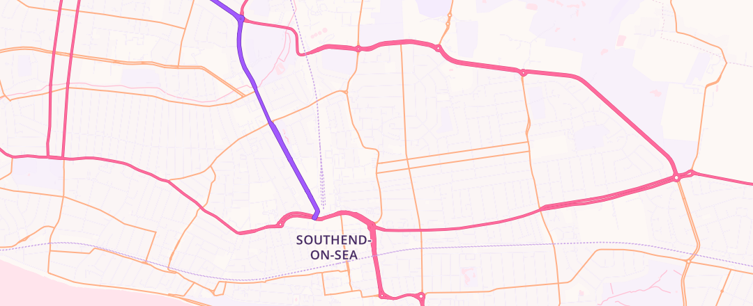 Map showing Dvan Autos, Southend On Sea