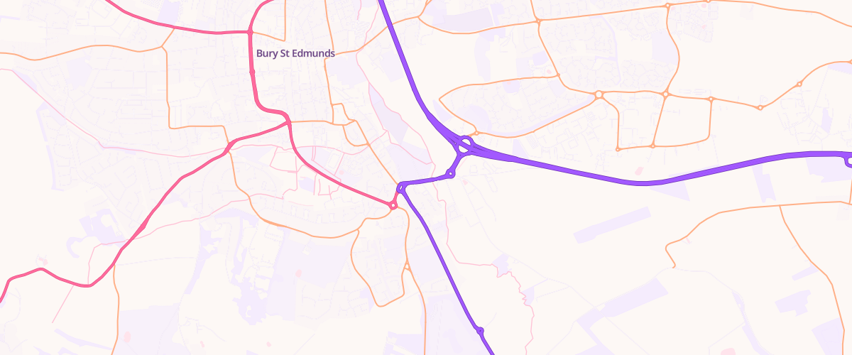 Map showing the location of Haberden Sf Connect