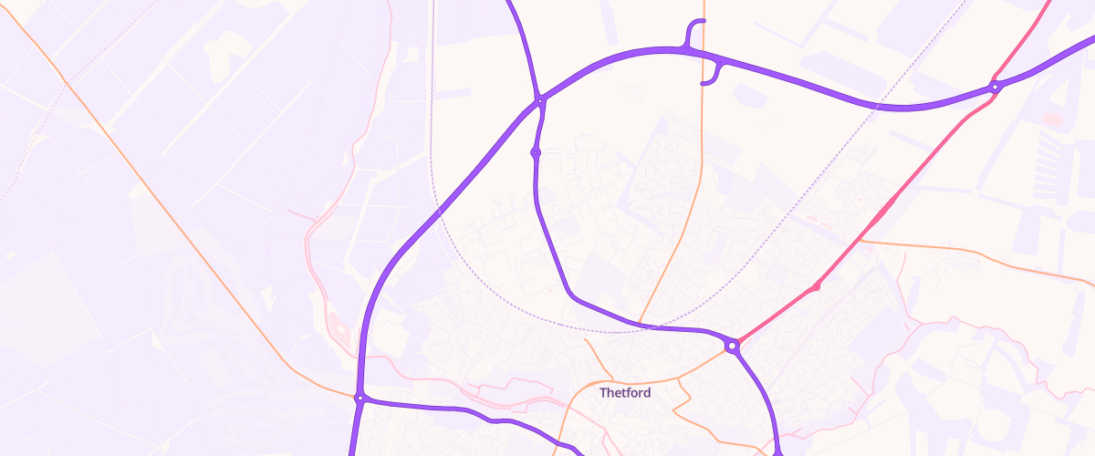 Map showing the location of Fison Way Self Serve
