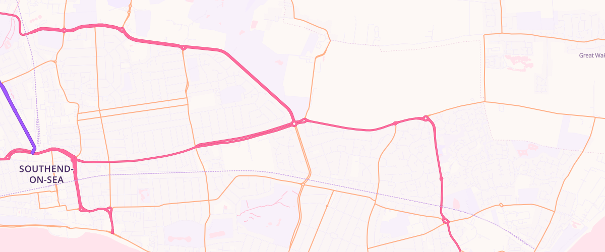 Map showing the location of Bp Bournesgreen Services Station