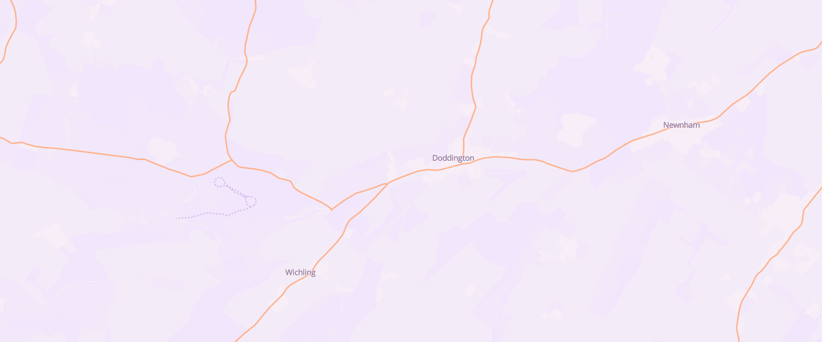 Map showing the location of Doddington Service Station Ltd