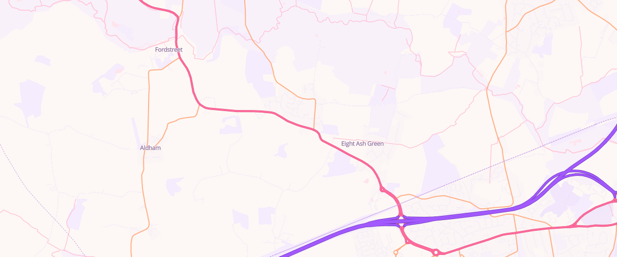 Map showing the location of Aldford Service Station