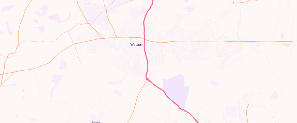 Map showing the location of Petrocell Watton