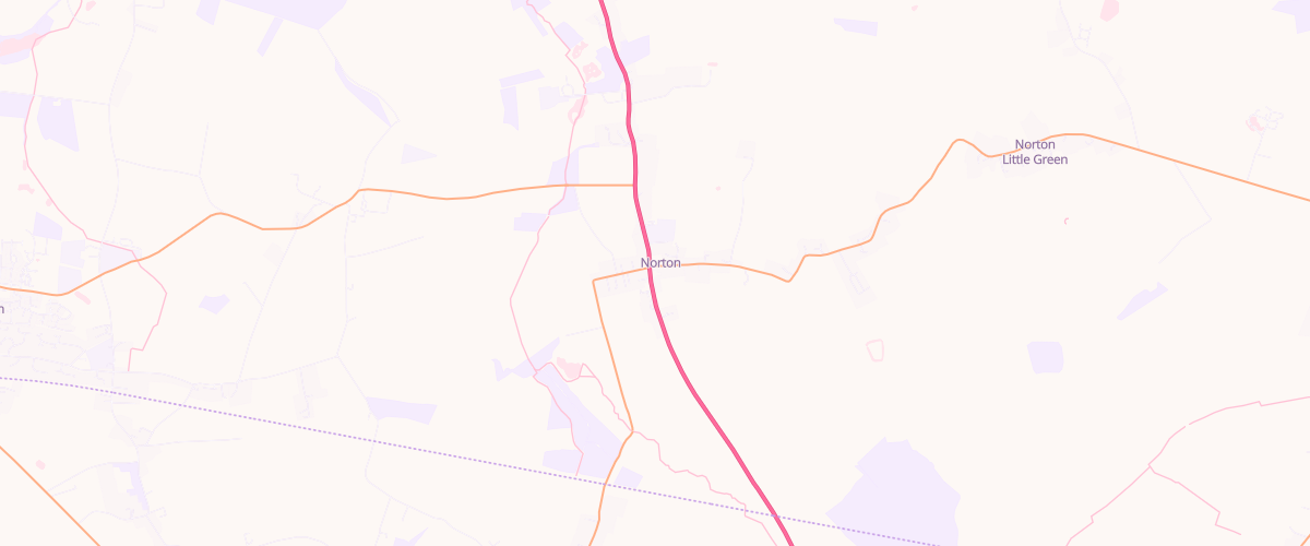 Map showing the location of Karan Norton Service Station