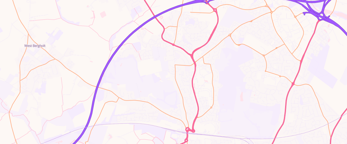 Map showing the location of Colchester Sf Connect