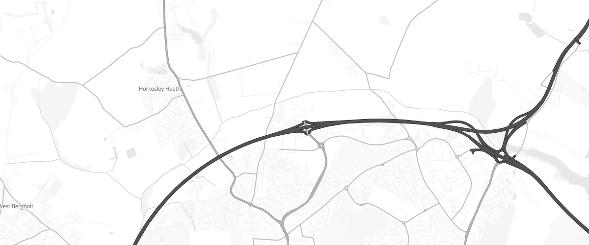 Map showing the location of Colchester Sf Connect