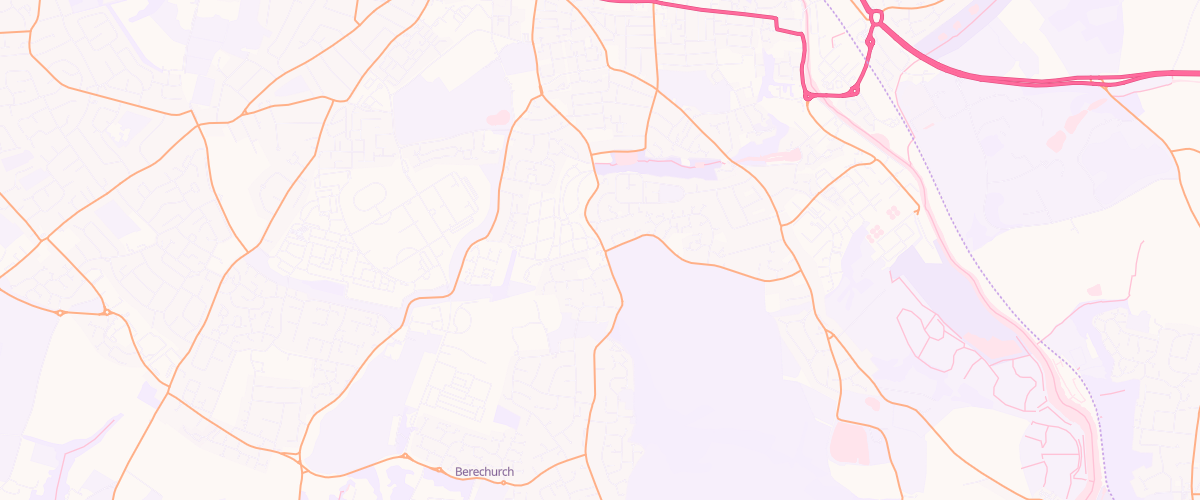 Map showing the location of Bp Rangers Service Station