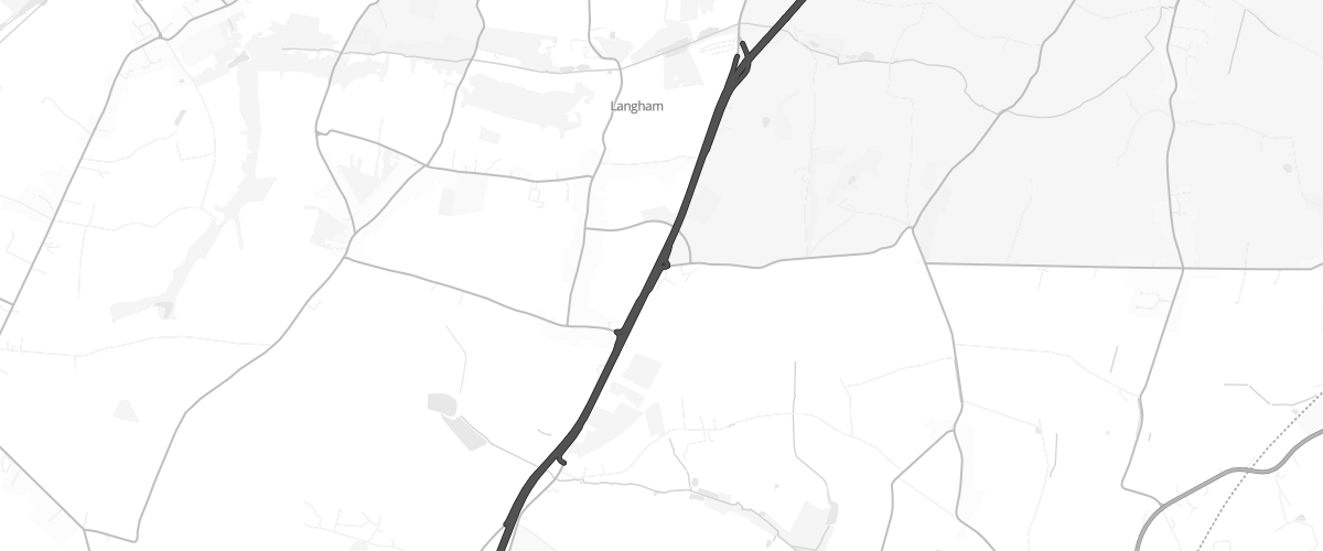 Map showing the location of Shell Little Waitrose Birchwood