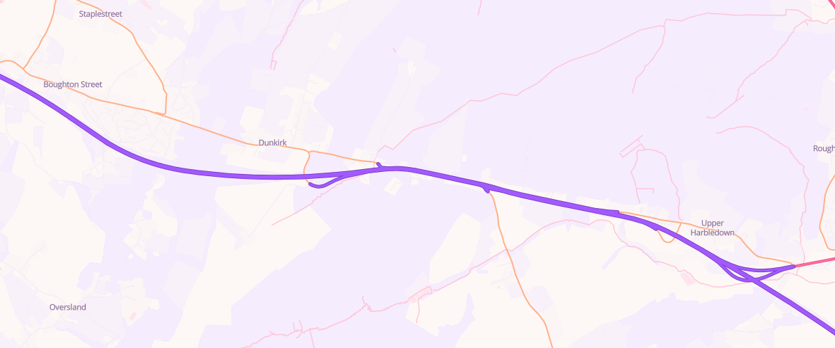 Map showing the location of Mfg Gate