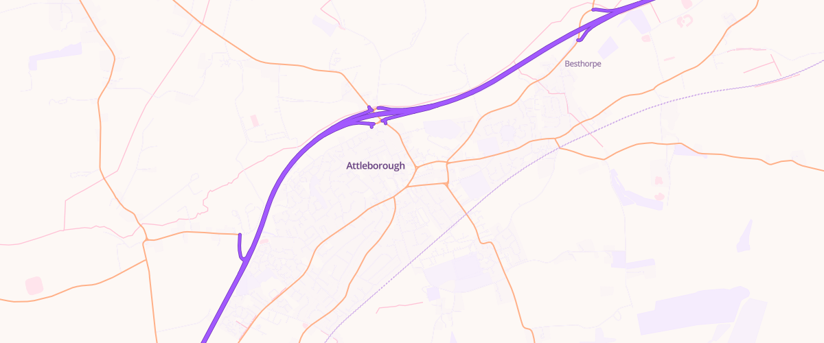 Map showing the location of Aline Garage