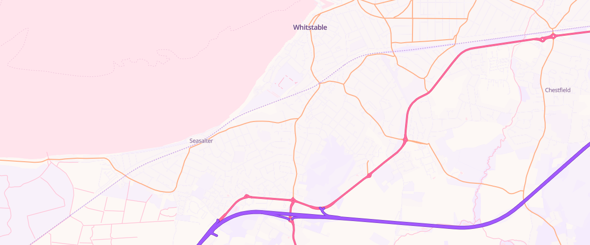 Map showing the location of Mfg Crusader