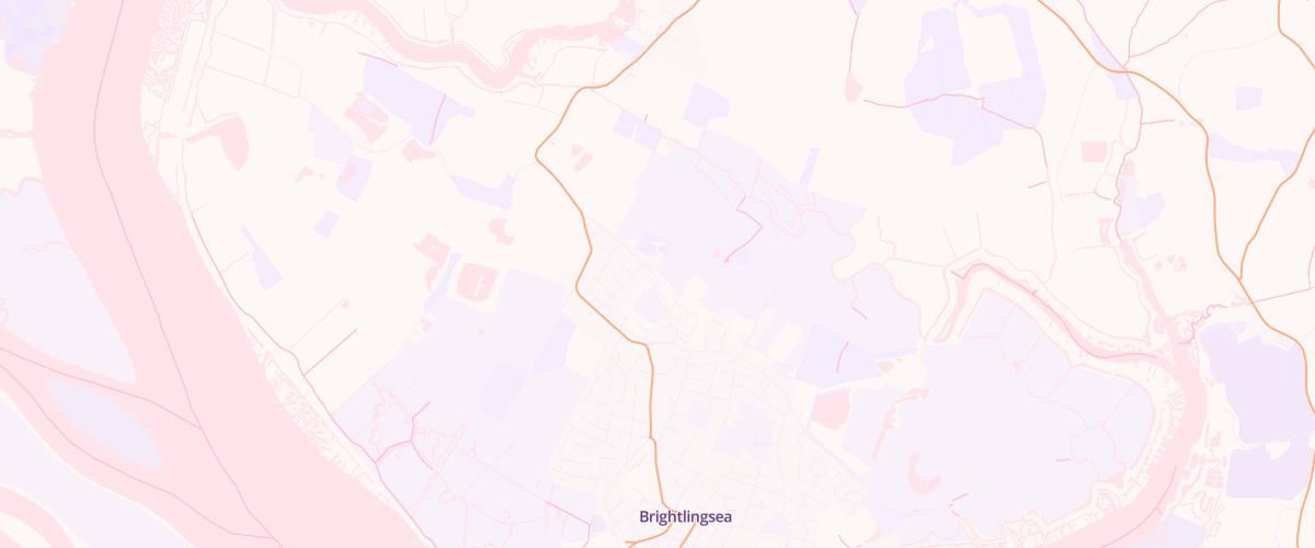 Map showing the location of Brightlingsea Co-Op Forecourt