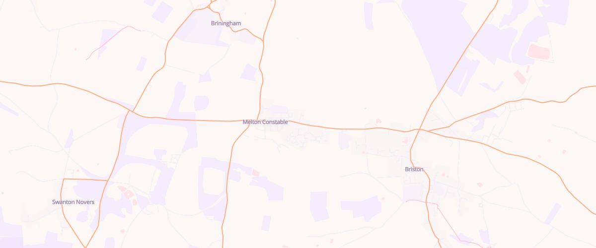 Map showing the location of R M Eke Garage