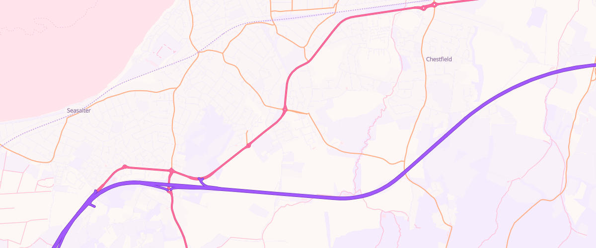 Map showing the location of Whitstable Extra Petrol Filling