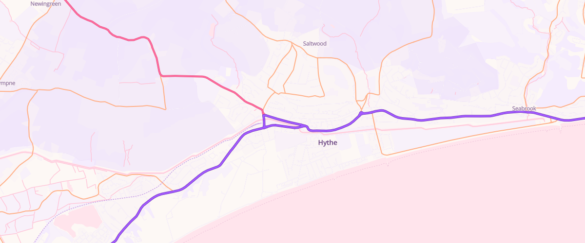 Map showing the location of Mfg Central Garage