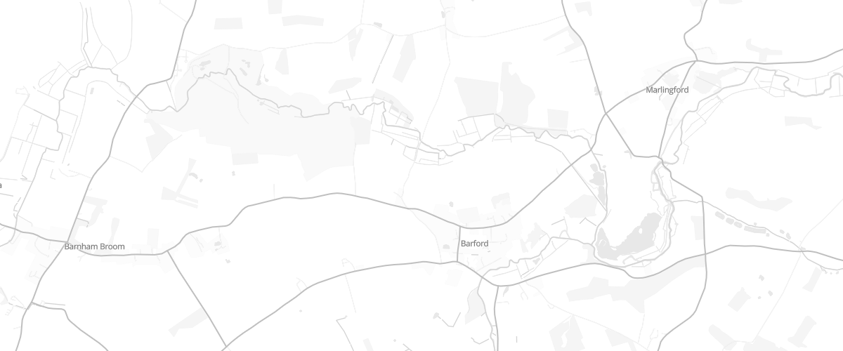 Map showing the location of St Peters Service Station
