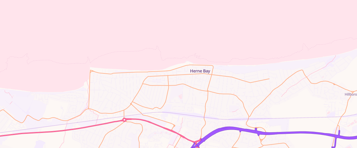 Map showing the location of Richmond Service Station