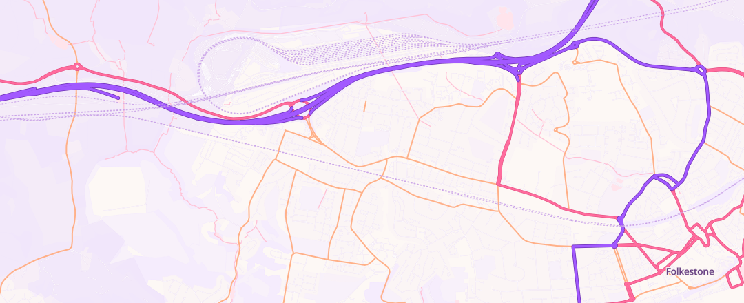 Map showing S & S Vehicles Limited, Folkestone