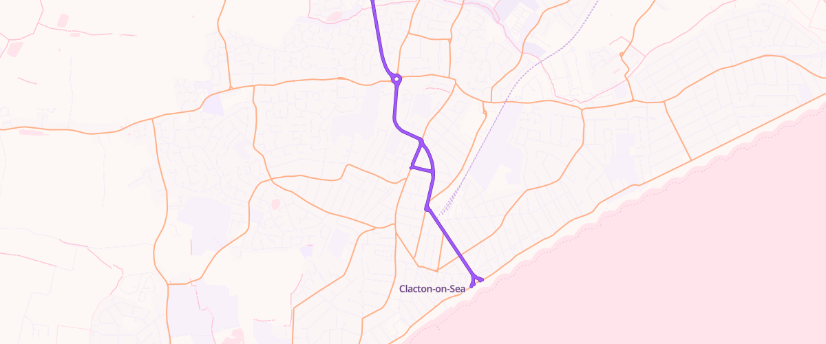 Map showing the location of Tgc Old Road