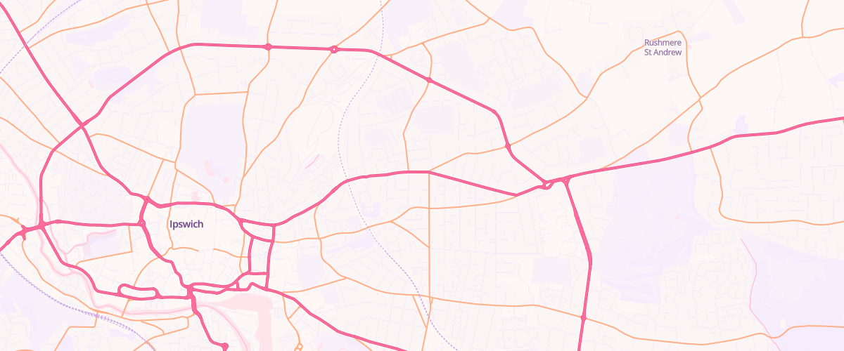 Map showing the location of Bp Roundwood