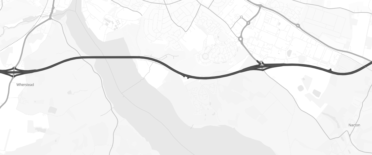 Map showing the location of Shell Orwell