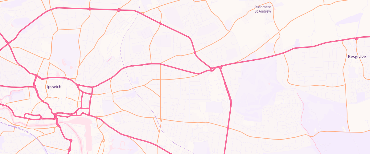 Map showing the location of Rontec Spring Road